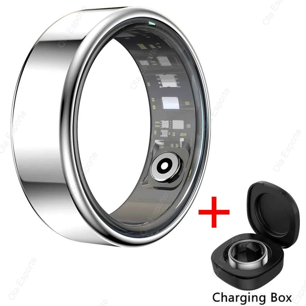 New OvaaWaves-Smart Ring Men Women, Heart Rate and Blood Oxygen