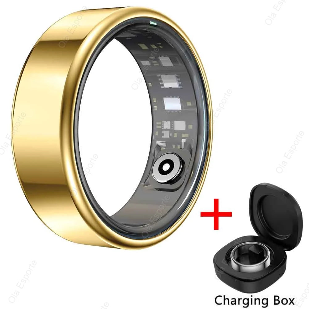 New OvaaWaves-Smart Ring Men Women, Heart Rate and Blood Oxygen