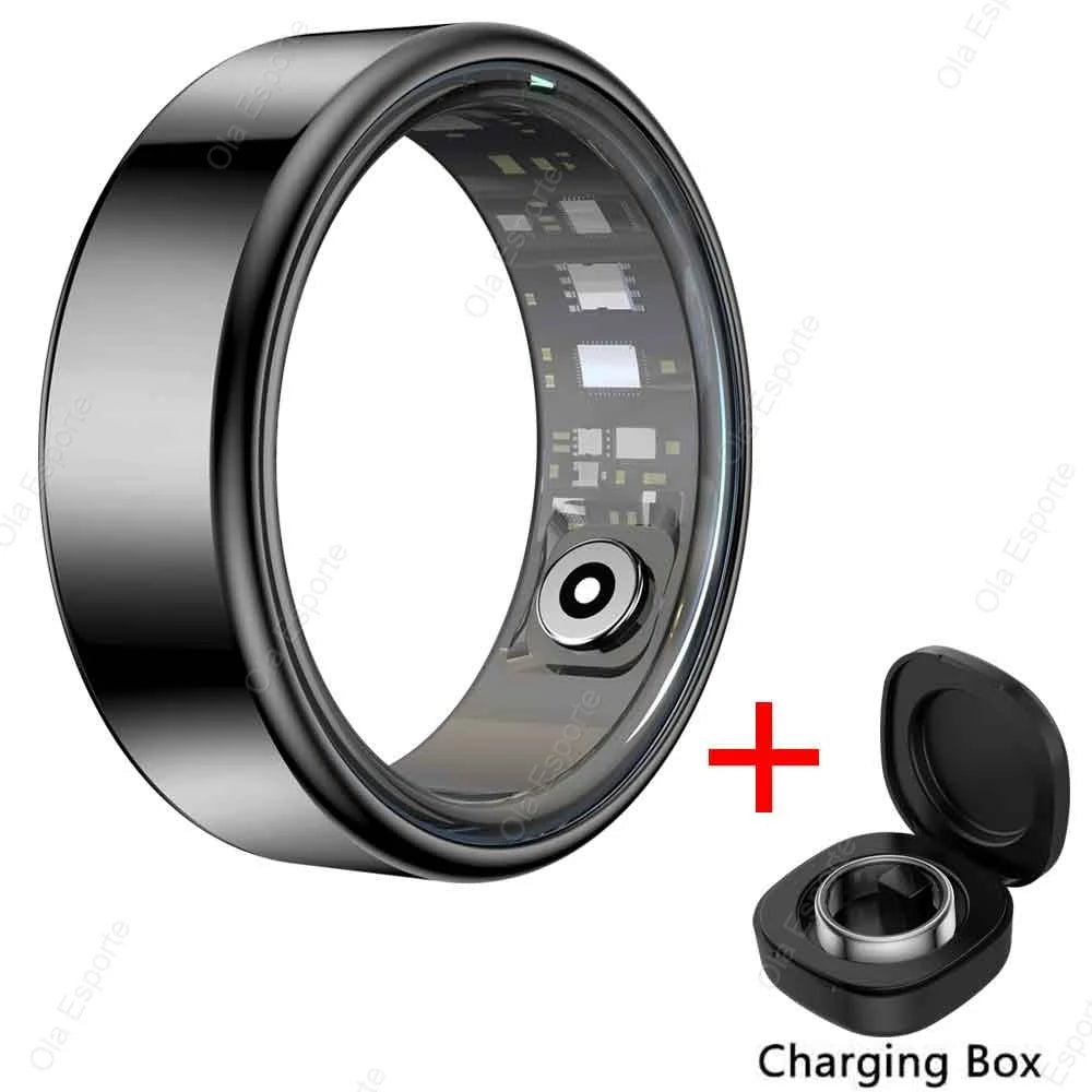 New OvaaWaves-Smart Ring Men Women, Heart Rate and Blood Oxygen